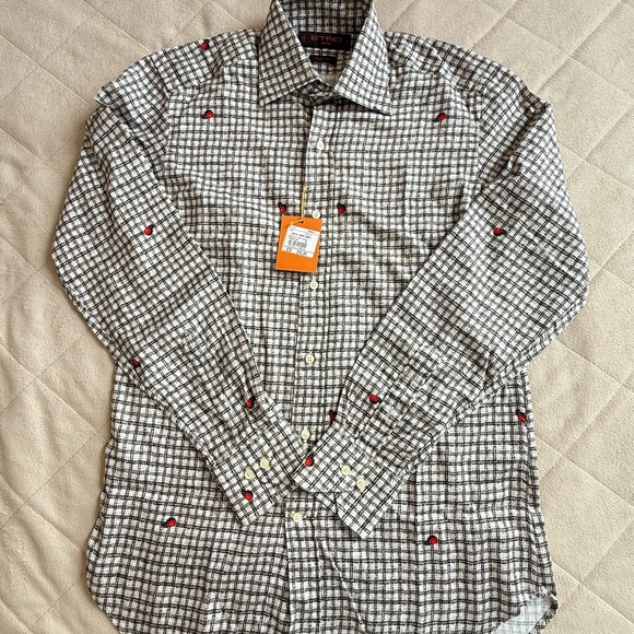ETRO MILANO Long Sleeves Men's Shirt - Picture 8 of 11